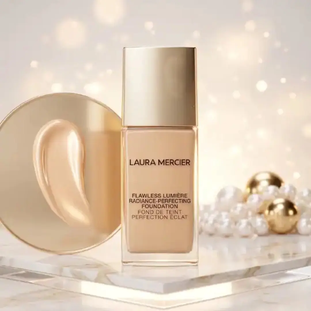Laura Mercier Flawless Lumière Radiance-Perfecting Foundation 0W1 Cream Ivory - 30ml