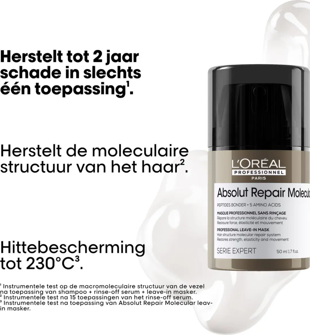 L'Oréal Professionnel Absolut Repair Molecular Leave-In Masker 50ml