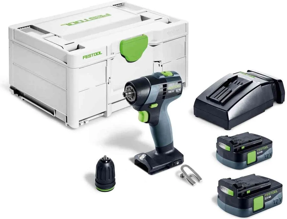 Festool TXS 12 2,5-Plus Accu Schroefboormachine 12V
