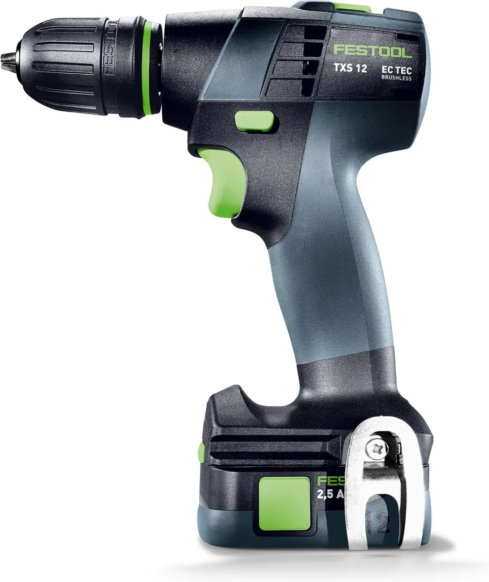 Festool TXS 12 2,5-Plus Accu Schroefboormachine 12V - 2x Accu 2,5Ah