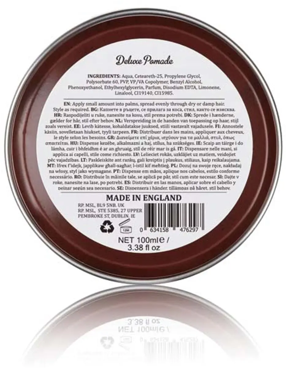 Dapper Dan Deluxe Pomade Medium Hold 100ml