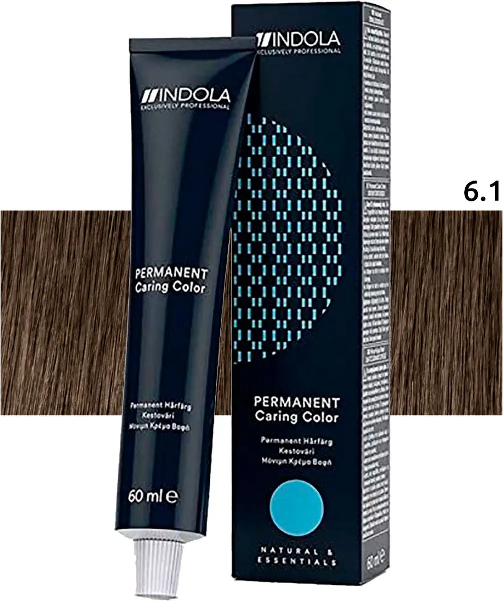 Indola Profession Permanent Caring Color 6.1 60ml