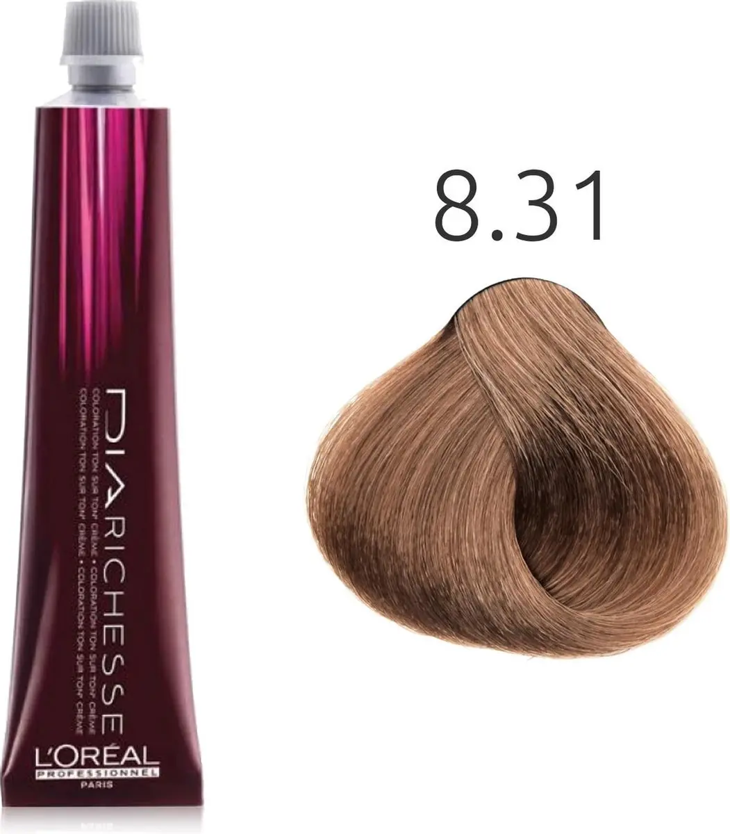 L'Oréal Professionnel Dia Richesse Haarverf 50ml - 8.31 Blond - afbeelding 2 van 6