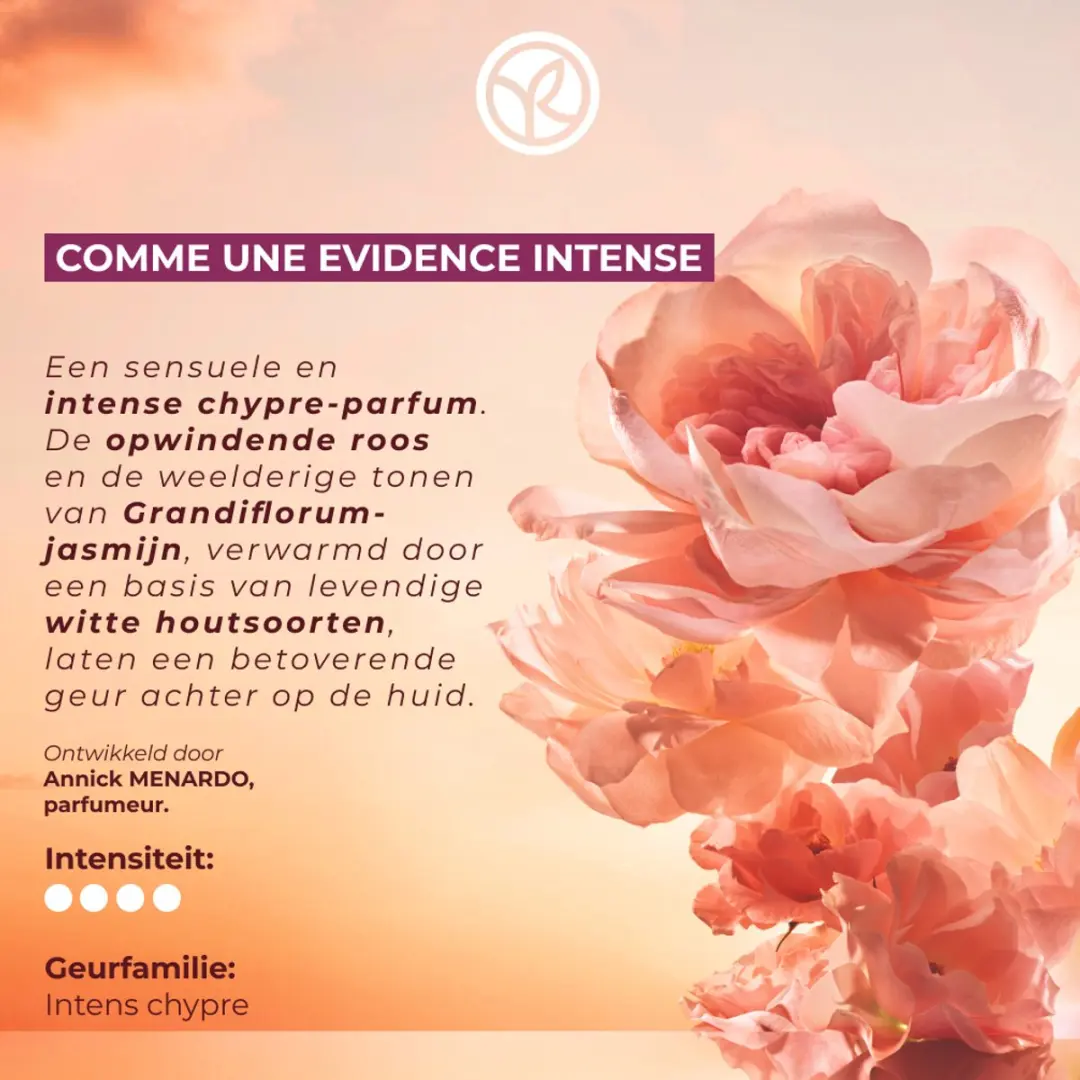 Yves Rocher Comme Une Évidence Intense Eau de Parfum - Roos & Jasmijn 50ml