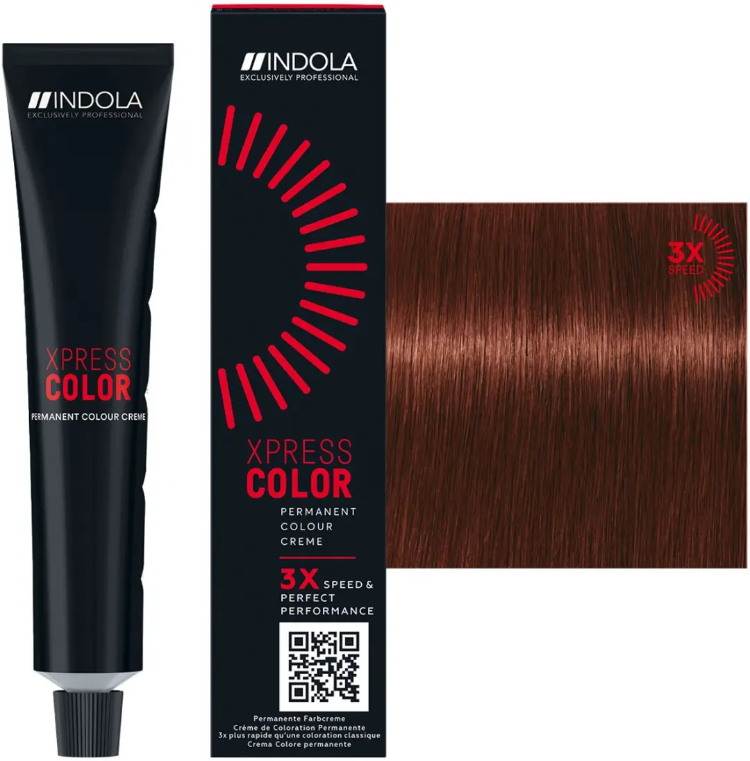 Indola XpressColor 6.65 Rood Permanent Haarkleuring 60ml - Zwart
