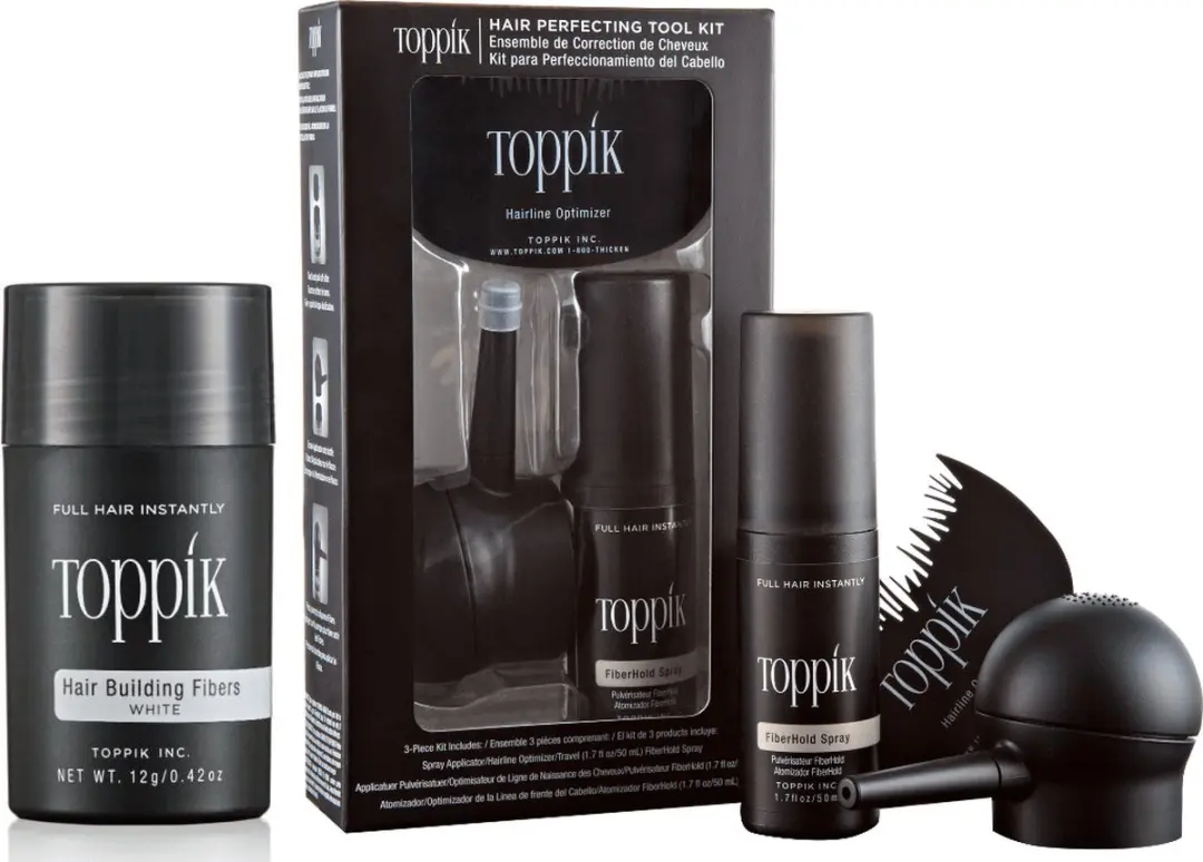Toppik Hair Fibers Starterset Wit