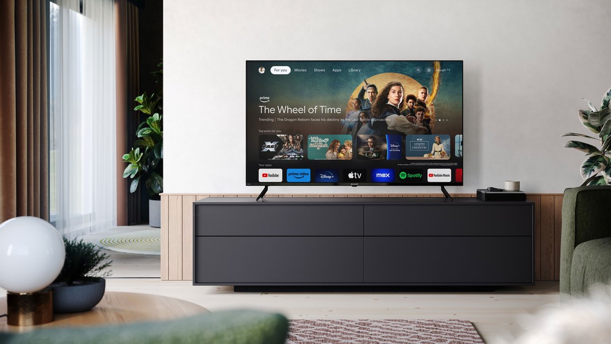 Sharp 55GL4060 - 55 inch - 4K UHD LED TV met Google TV