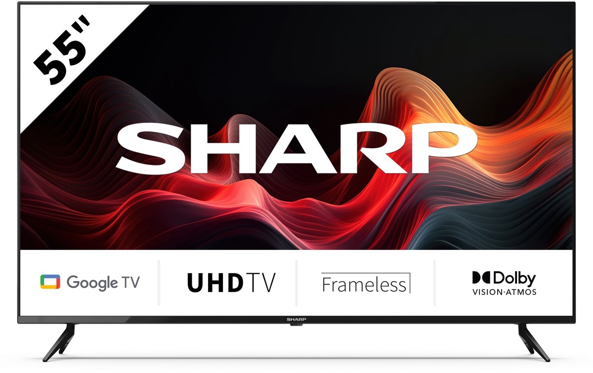 Sharp 55GL4060 - 55 inch - 4K UHD LED TV met Google TV