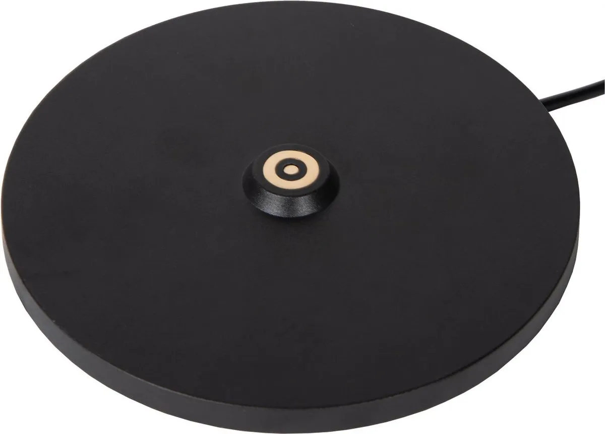 Lucide Justine Oplaadbare Tafellamp - 2W 2700K - IP54 - Zwart