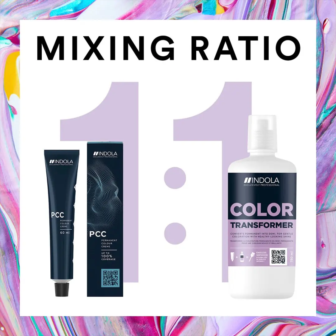 Indola Profession Caring Color 6.0 60ml - Zwart