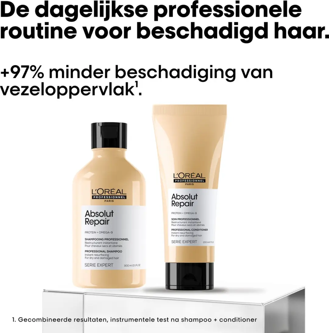 L'Oréal Professionnel Absolut Repair Shampoo & Conditioner - 500ml - afbeelding 2 van 6
