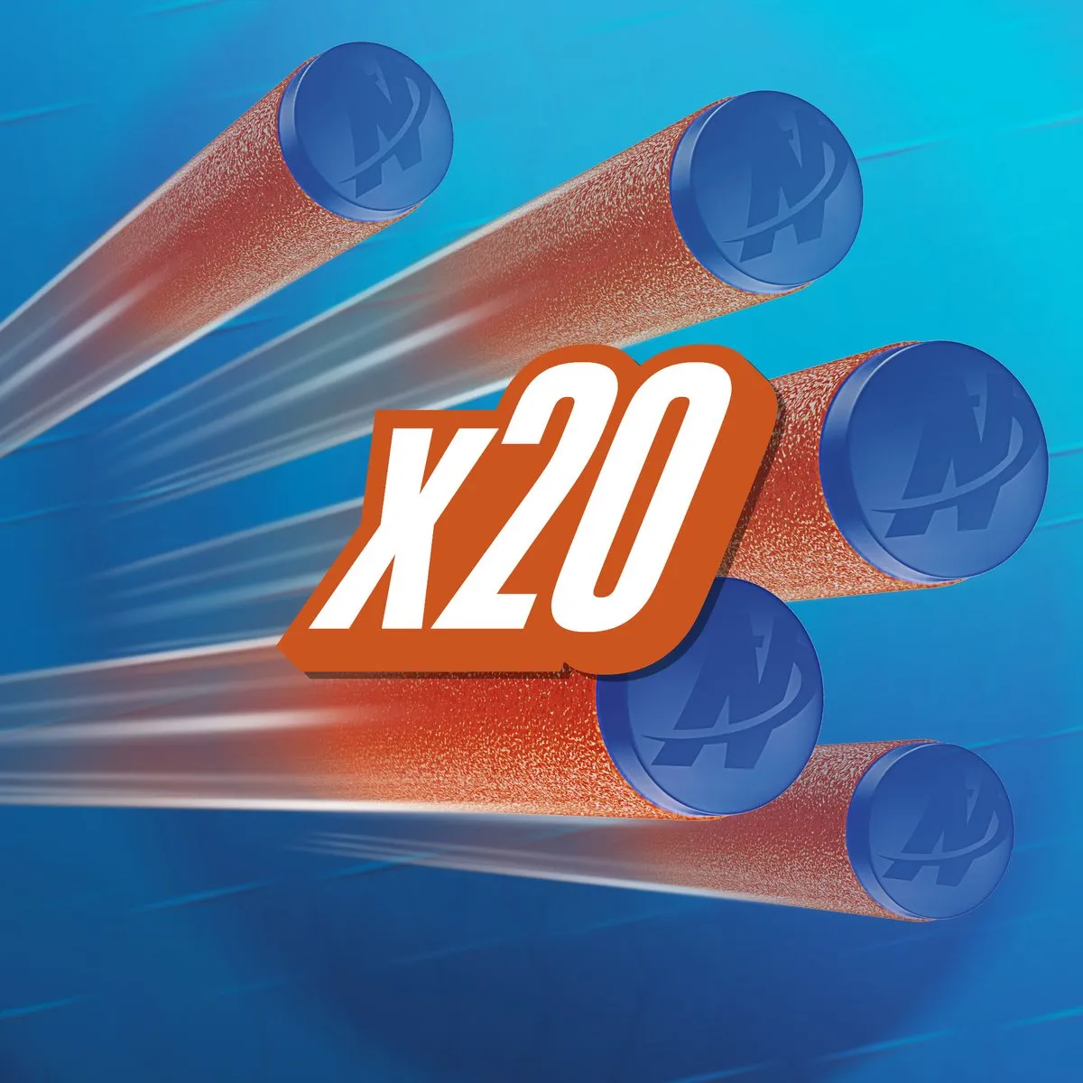 Nerf N1 Refillpack F8640 - 20 Pijltjes - Oranje