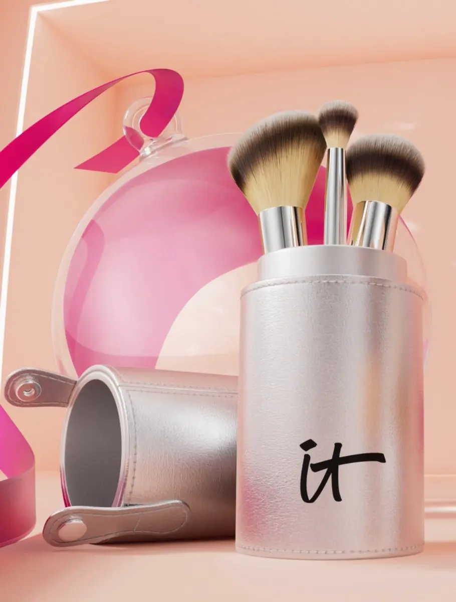 IT Cosmetics Celebrate Creative Looks 3-delige Kwastenset - Oogschaduw/Foundation/Blush