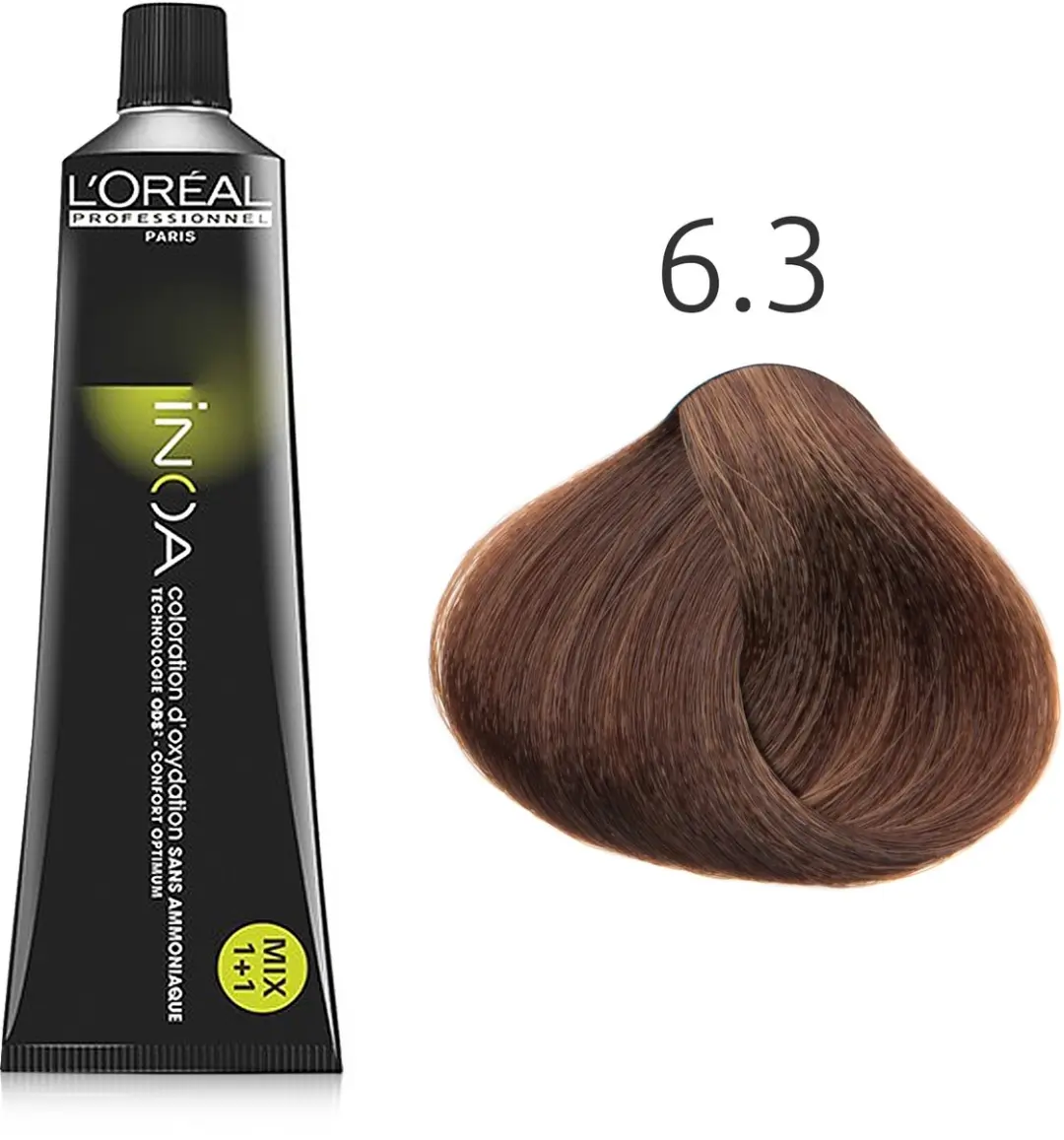 L'Oréal Professionnel iNOA 6.3 60G Permanent Haarkleur 150ml