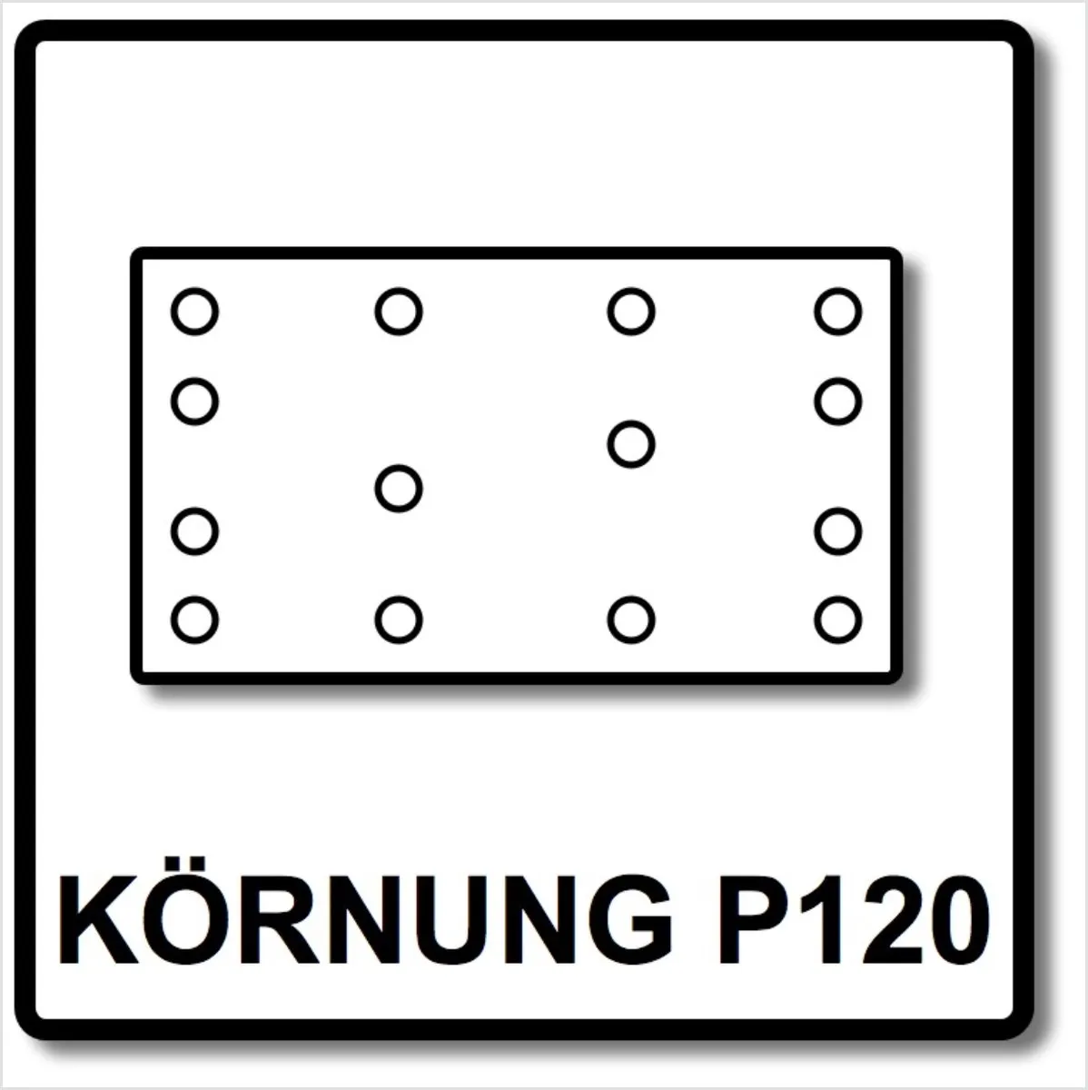 Festool Schuurpapier Granulaat 80x133 K120 - 1 Stuk