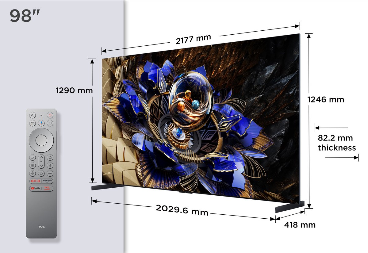 TCL 98X11K - 98 inch - 4K QD-MiniLED - 2025