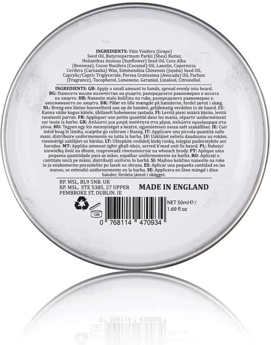 Dapper Dan Condition & Control Beard Balm 50ml