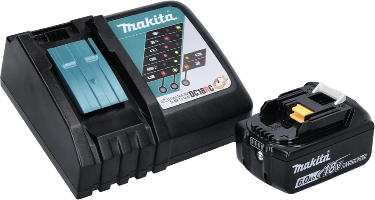 Makita DHR202RG1 CombiHamer 18V 2,0J SDS-Plus - 1x 6,0Ah Accu