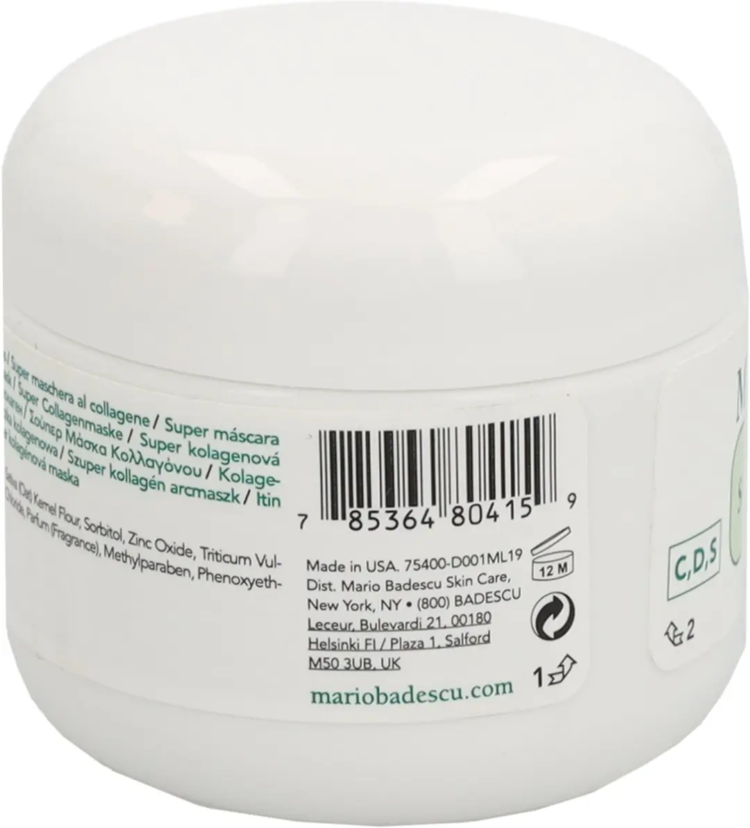 Mario Badescu Super Collagen Gezichtsmasker 56g