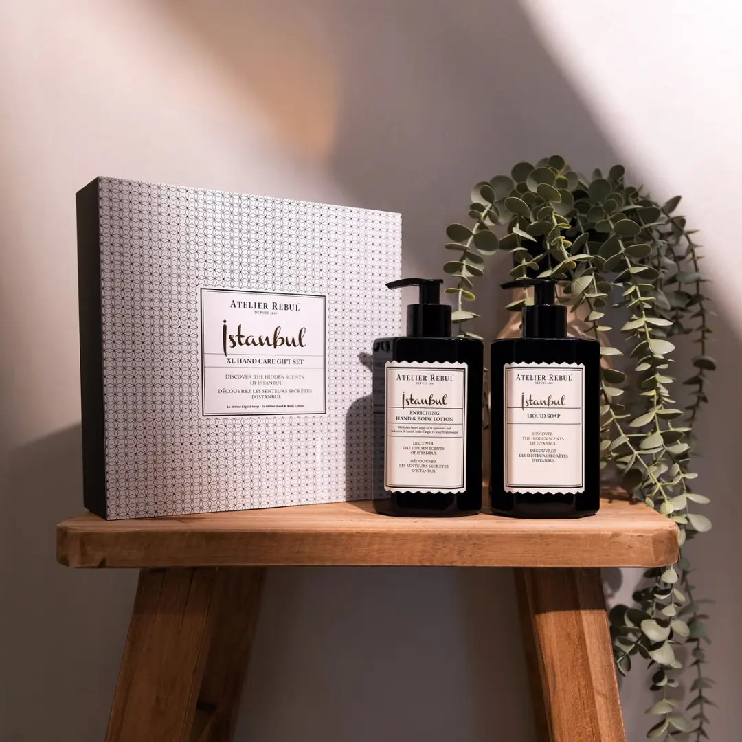 Atelier Rebul Istanbul XL Hand Care Geschenkset - Handzeep & Bodylotion 400ml