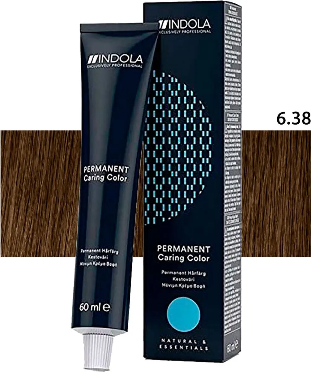 Indola Profession Permanent Caring Color 6.38 60ml