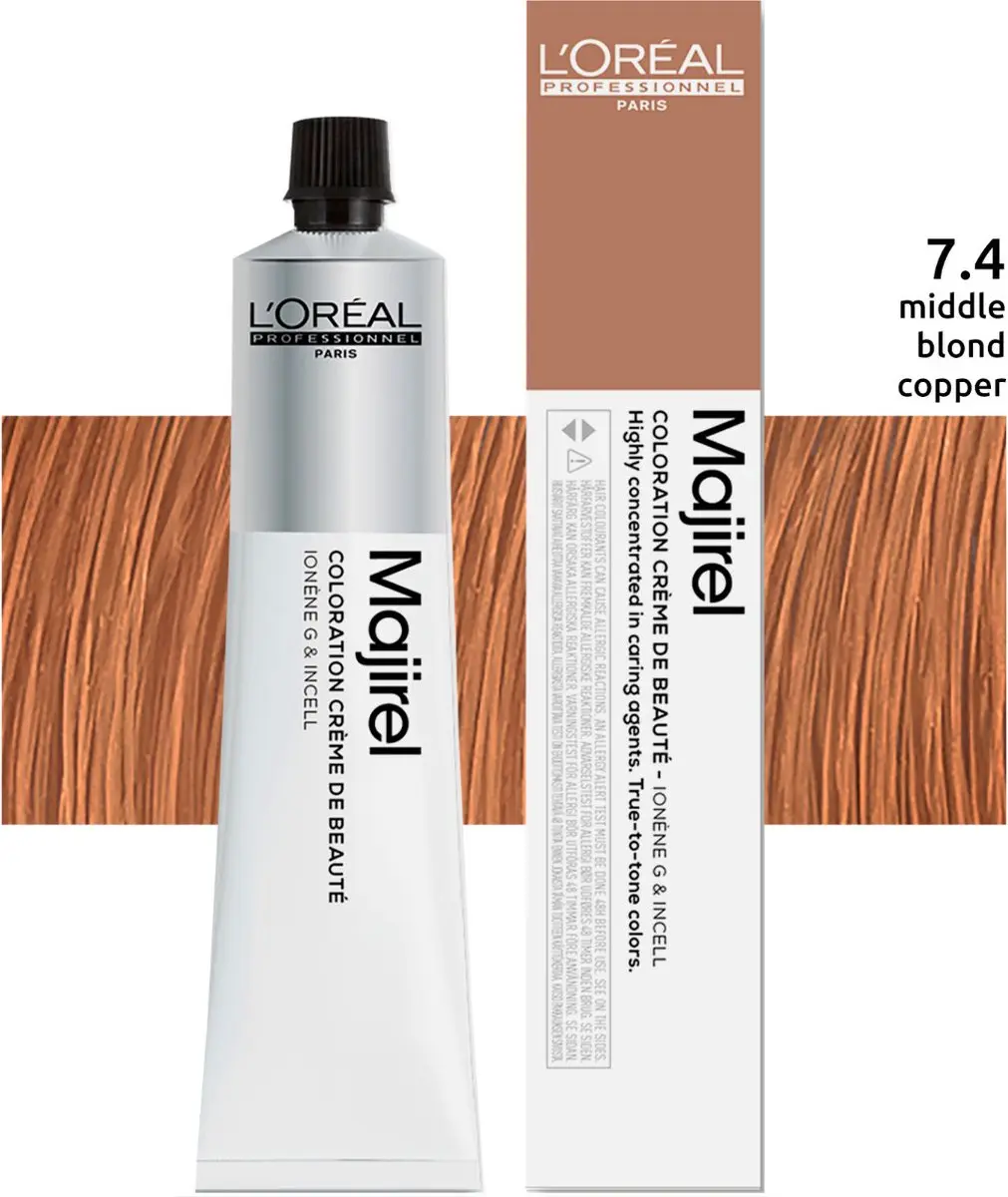 L'Oréal Professionnel Majirel Haarverf 50ml - Kleur 7.4
