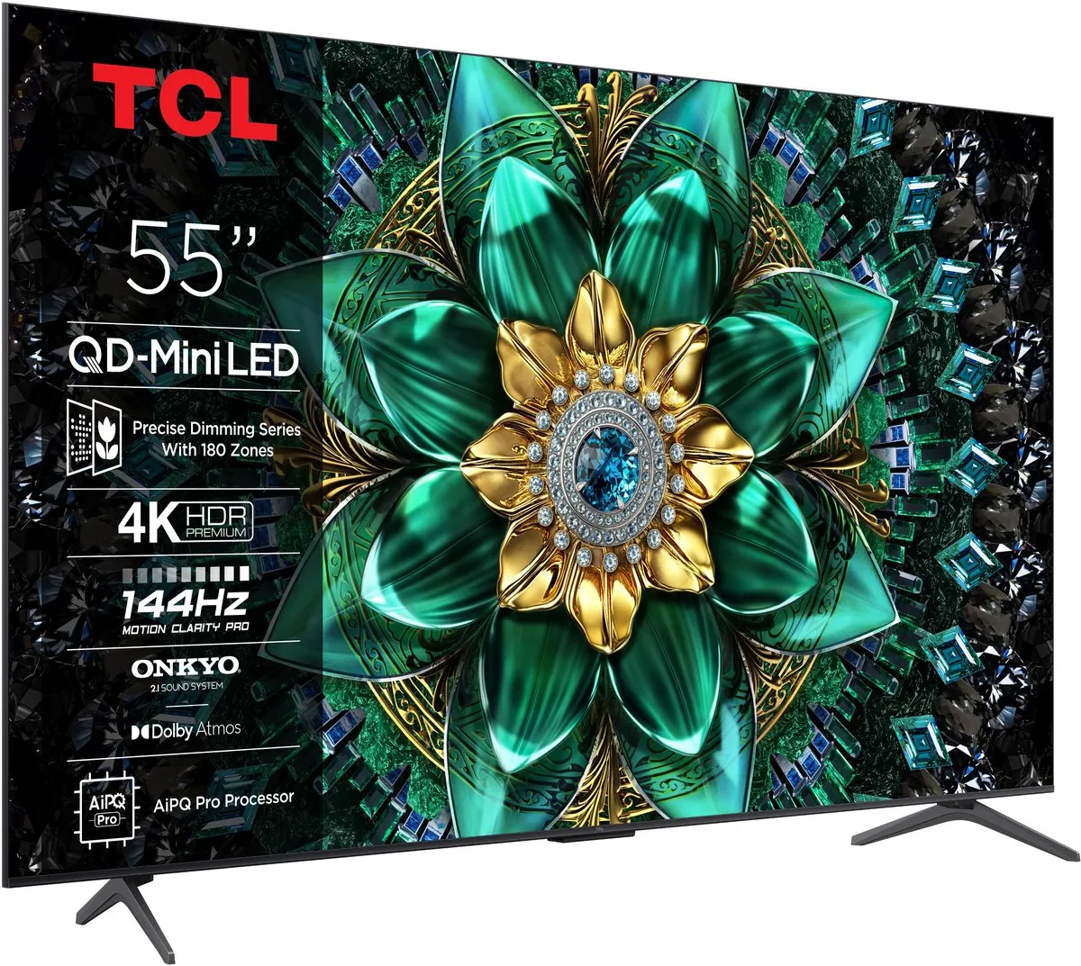 TCL 55Q6C 55 inch QD-MiniLED TV - Metallic