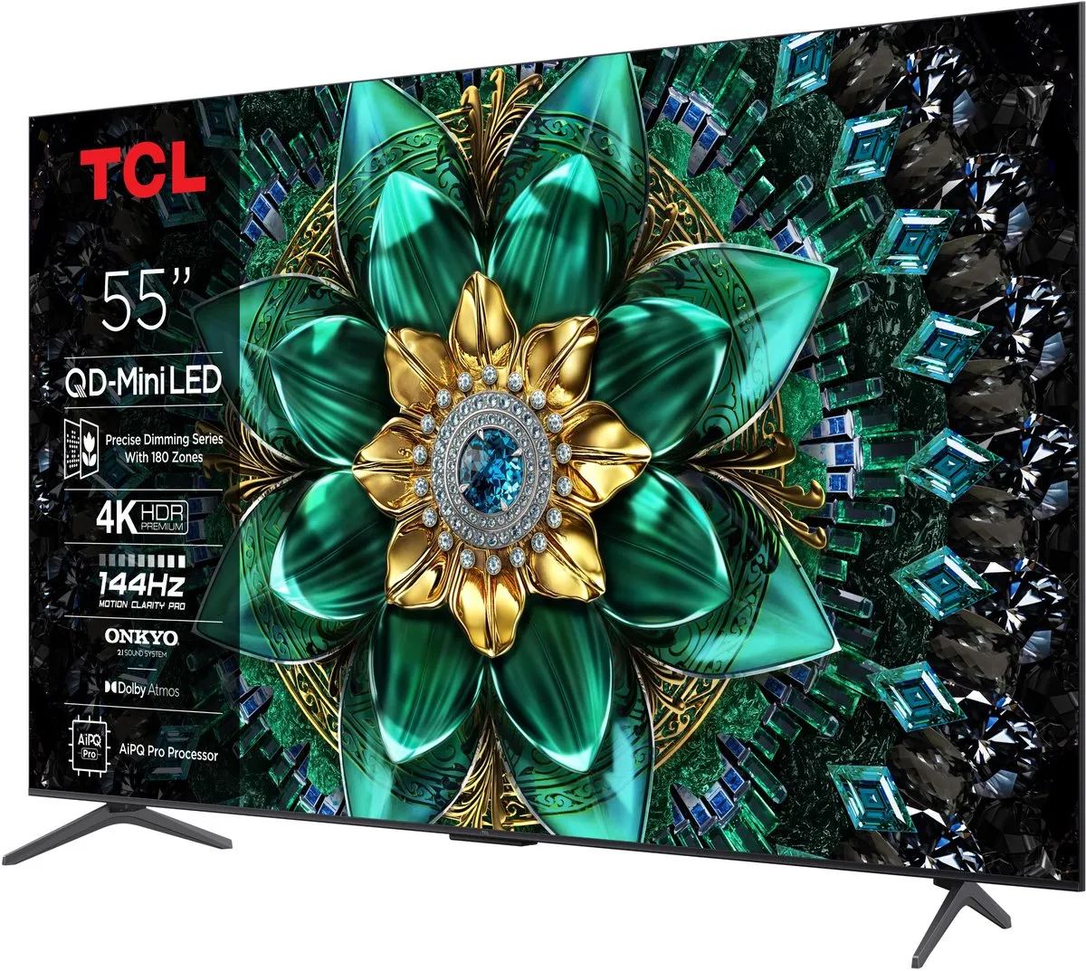 TCL 55Q6C 55 inch QD-MiniLED TV - Metallic