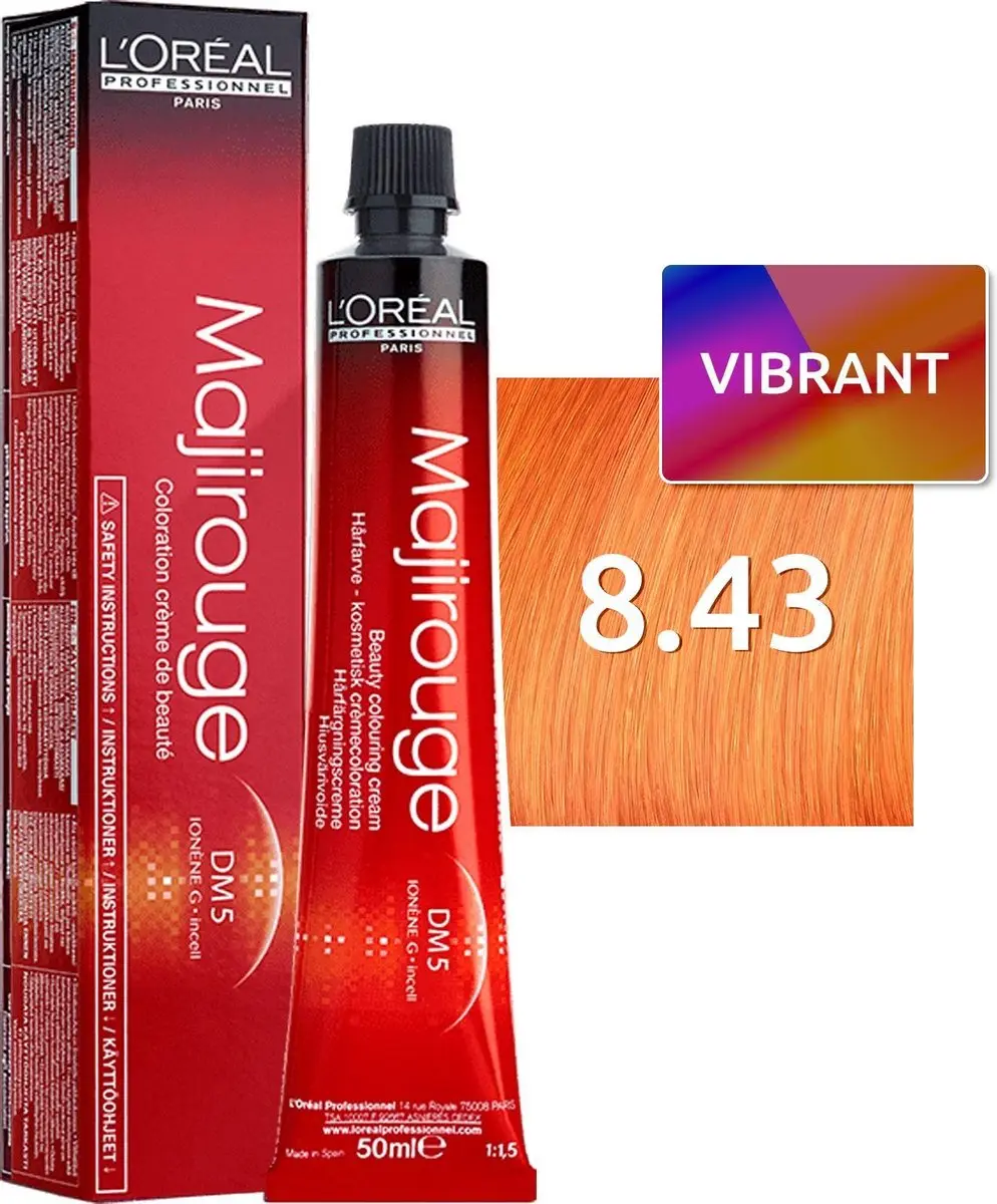 L'Oréal Professionnel Majirouge Haarverf 59ml - 8.43