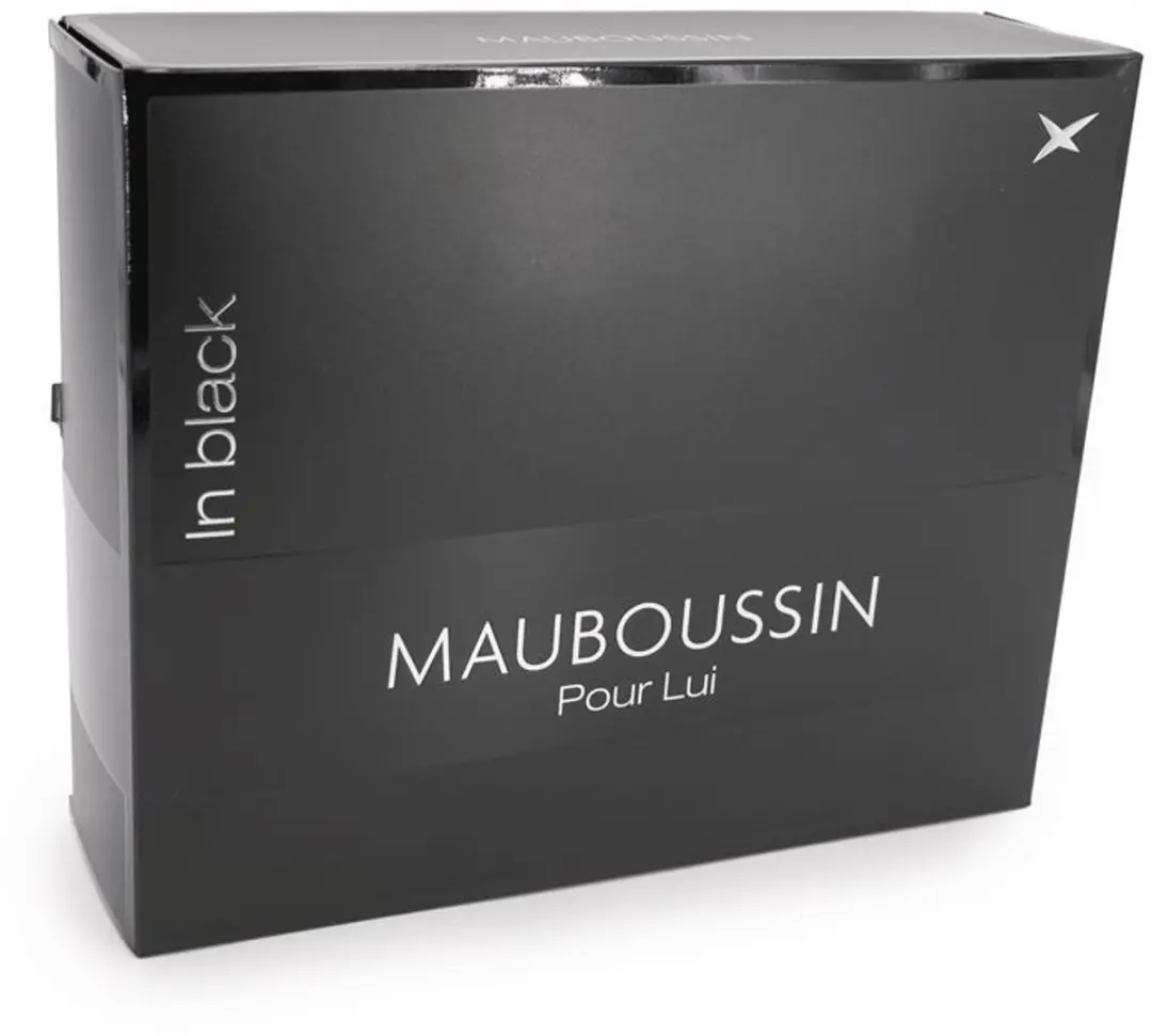 Mauboussin Pour Lui Gift Set - Eau de Parfum 100ml, Douchegel 100ml, Aftershave 50ml - Toilettas Zwart