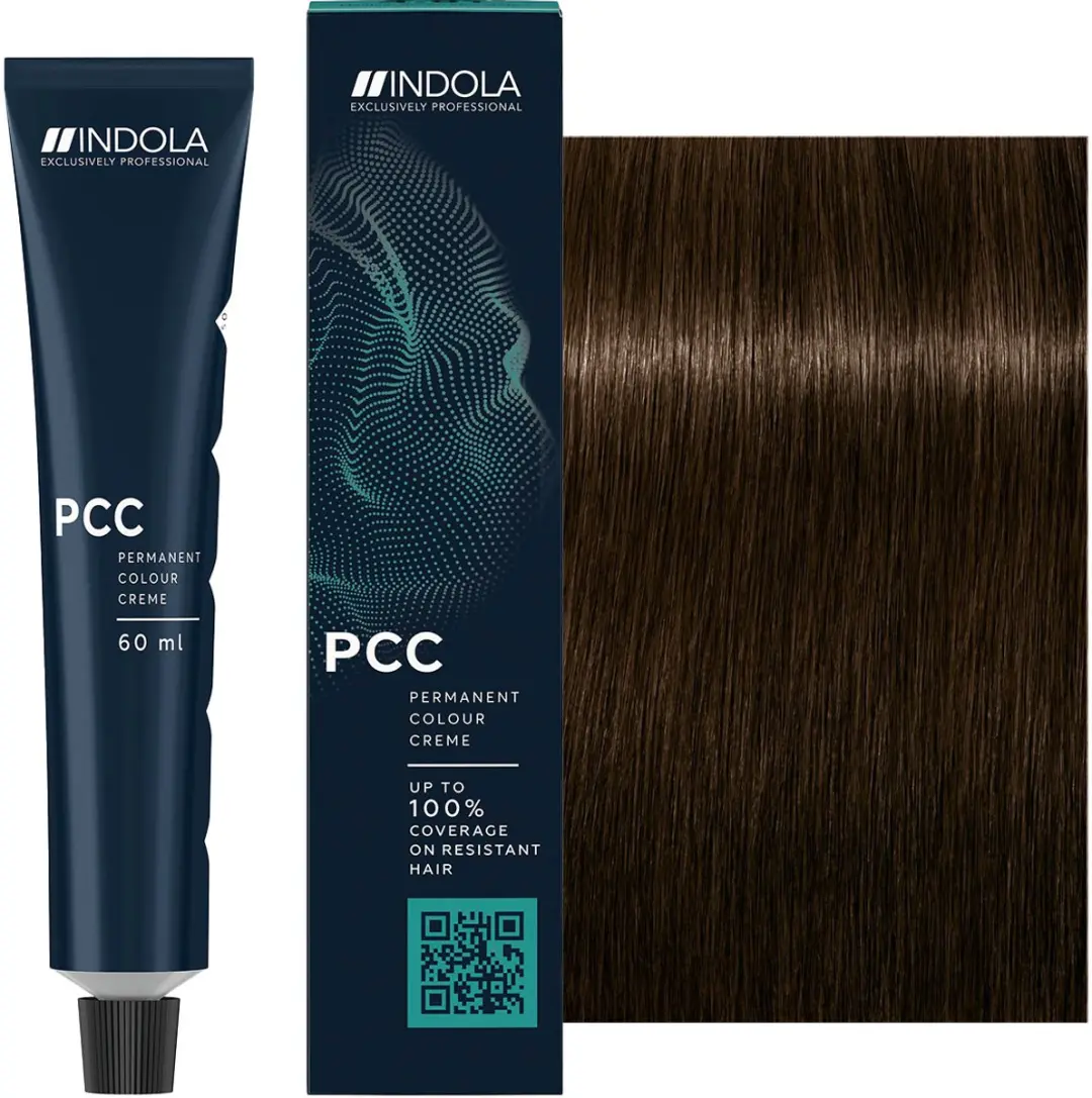 Indola Profession Permanent Caring Color 5.0+ Zwart 60ml
