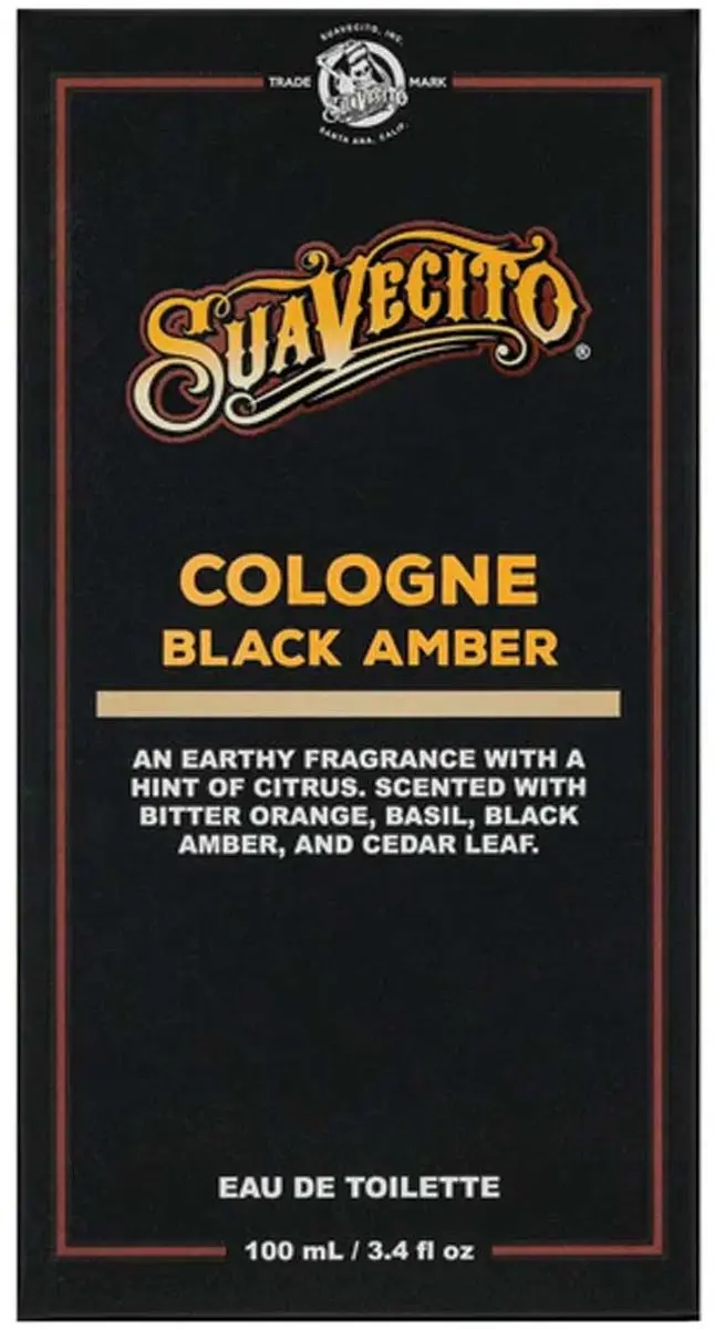 Suavecito Cologne Black Amber 100ml