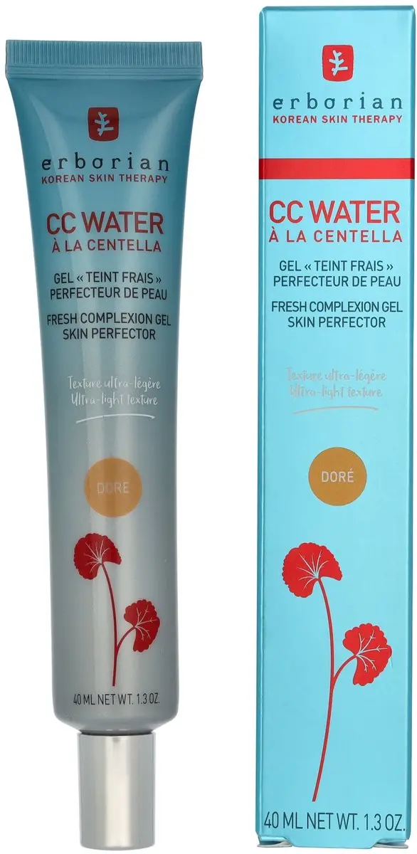 Erborian CC Water Centella Fresh Complex Gel Skin Perfector 40ml - Dore
