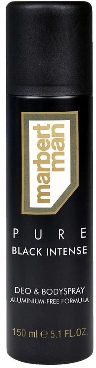 Marbert Man Pure Black Intense Deo & Body Spray 150ml