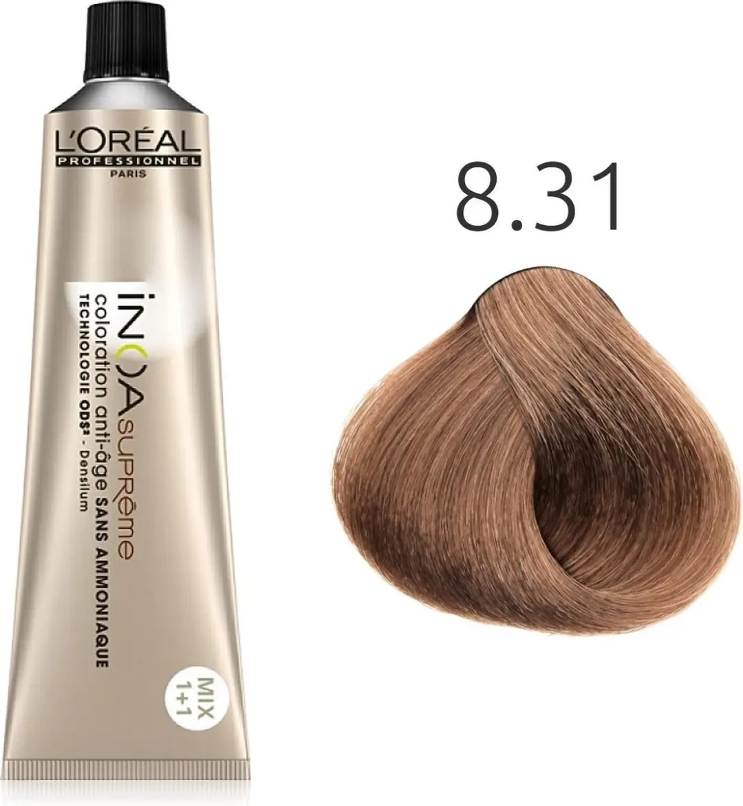 L'Oréal Professionnel Inoa Supreme 60ml Permanent Haarkleuring - Licht Blond