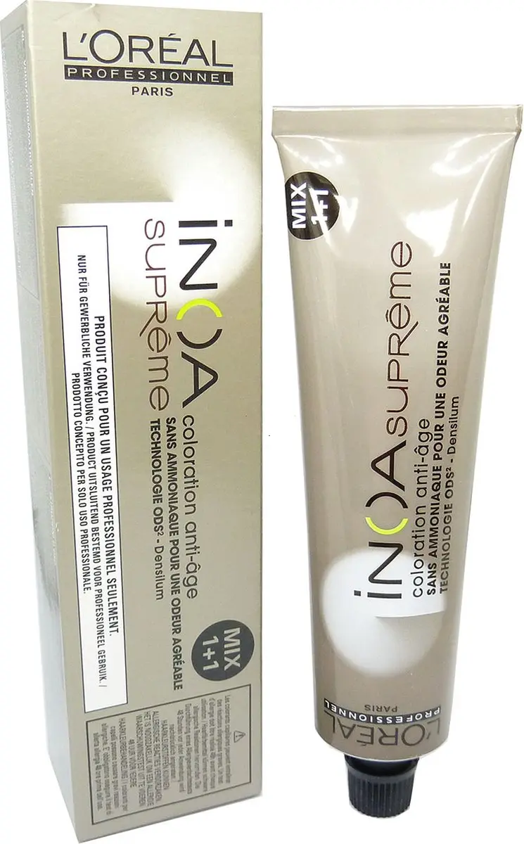 L'Oréal Professionnel Inoa Supreme 60ml Permanent Haarkleuring - Licht Blond