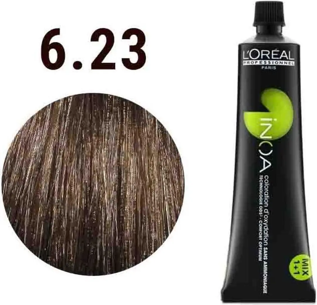L'Oréal Paris INOA Haarkleuring 60ml - Kleur 6.23 - afbeelding 6 van 6