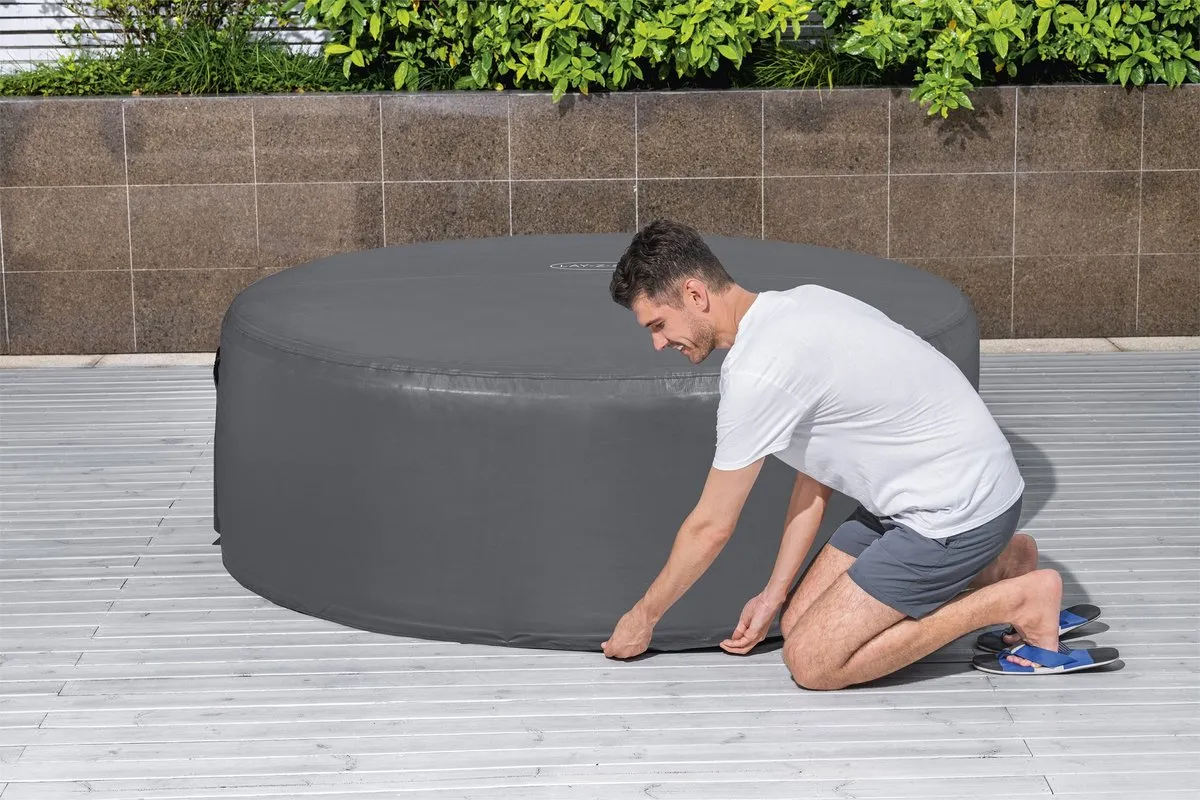 Bestway Lay-Z Spa EnergySense Beschermhoes Ø180cm - Grijs