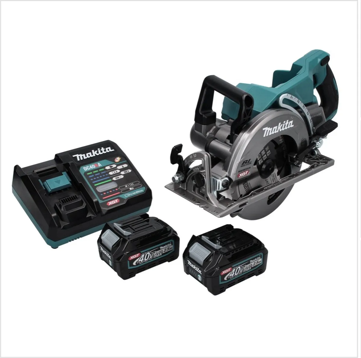 Makita RS 001 GD2 Handcirkelzaag 185mm - 2x 2,5Ah Accu - afbeelding 2 van 5