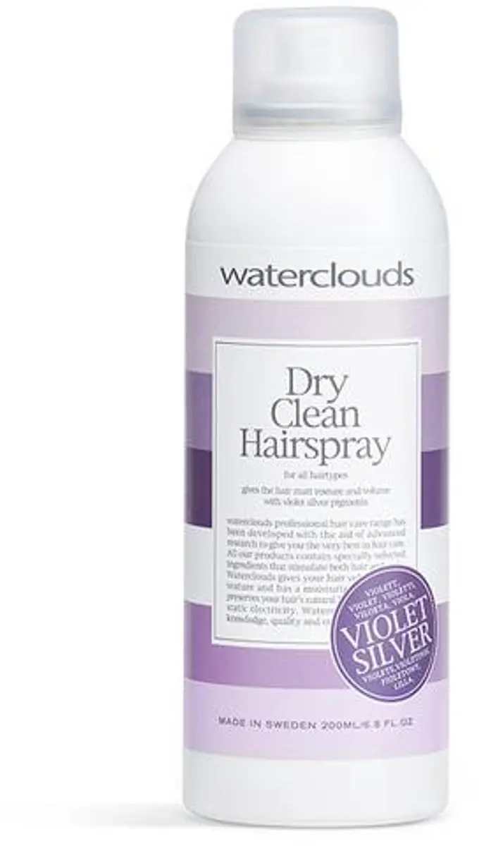 Waterclouds Dry Clean Hairspray Violet Silver 200ml