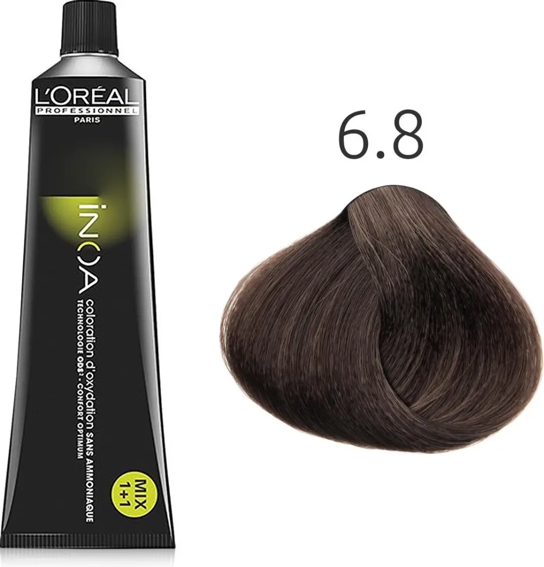 L'Oréal Paris INOA Haarkleur 60ml - Kleur 6.8 Blond