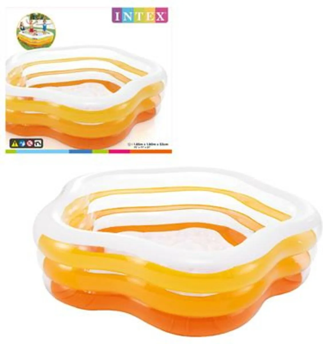 Intex Summer Colors Kinderzwembad 180x185x53cm