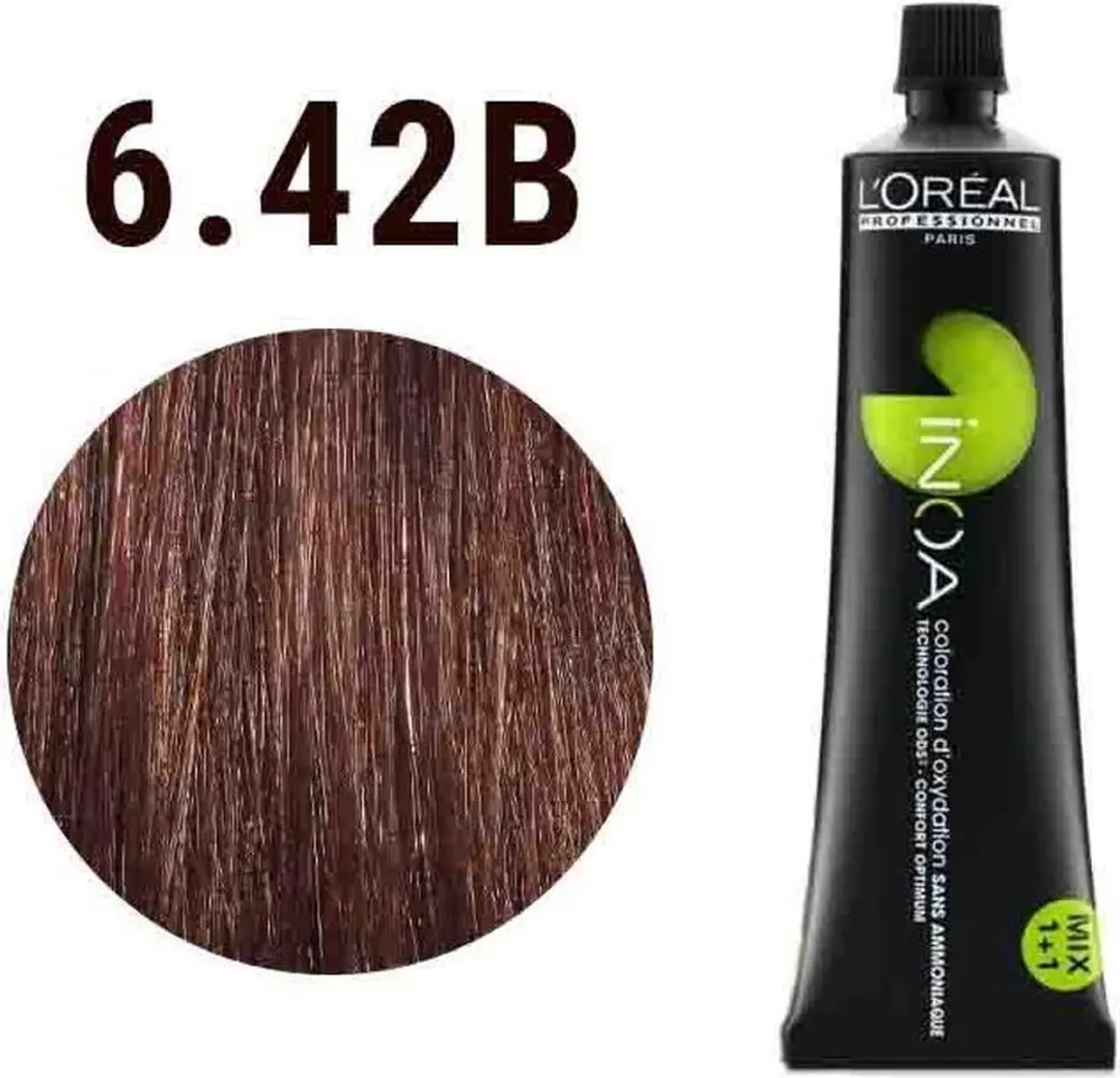 L'Oréal Professionnel iNOA Haarverf 60ml - Kleur 6.42
