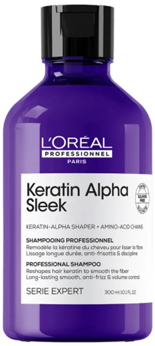 L'Oréal Professionnel Keratin Alpha Sleek Shampoo 300ml