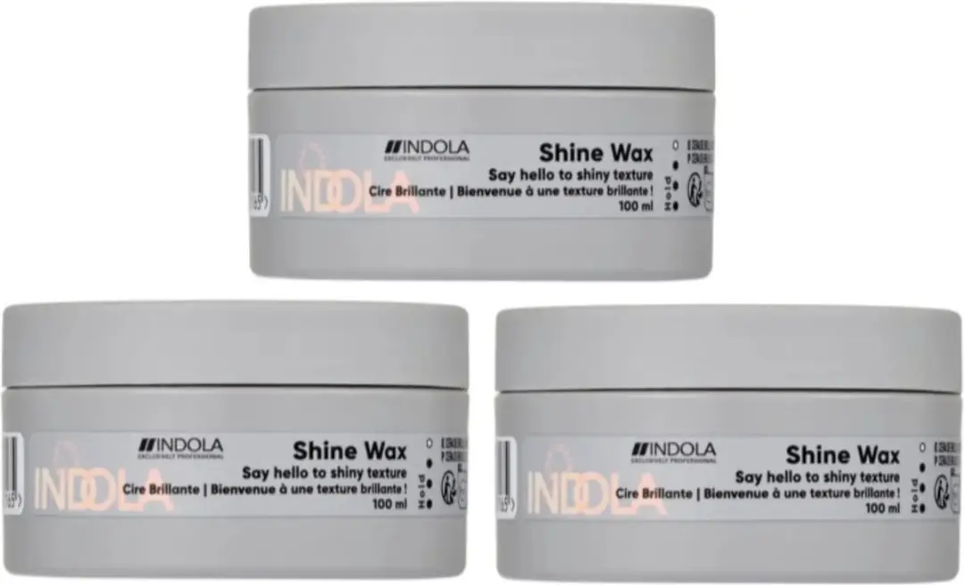 Indola Texture Shine Wax Voordeelpack 3x100ml