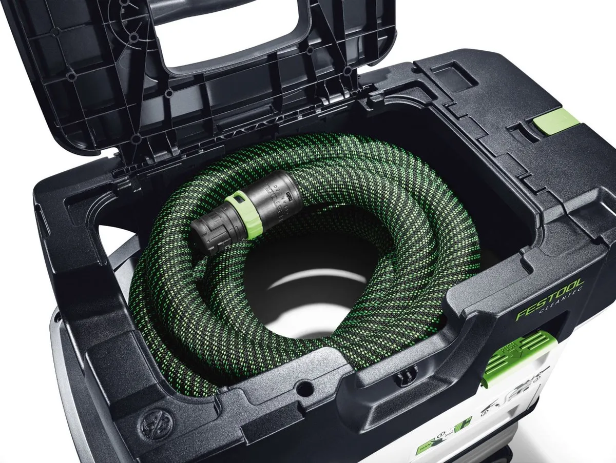 Festool CTMC MIDI I-Basic 577067 Accu Stofzuiger - 12,5L - Zwart/Groen/Wit