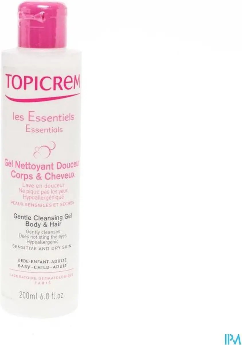 Topicrem Gentle Cleansing Gel 200ml - 200 Stuks