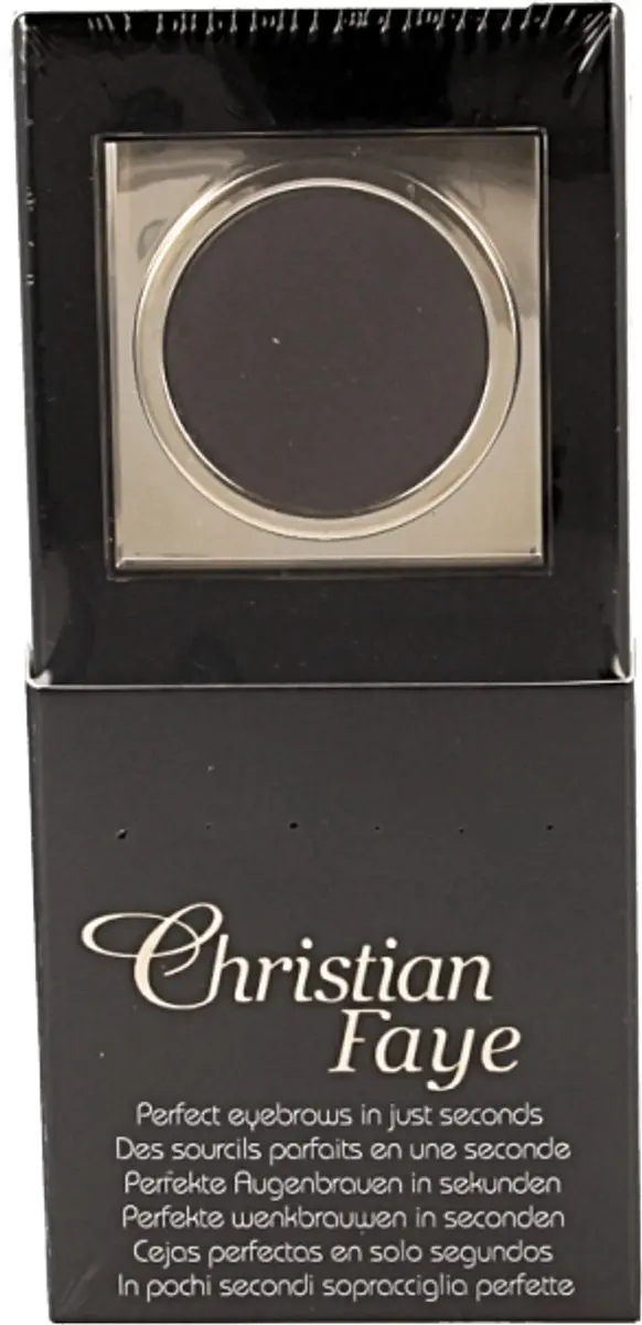Christian Faye Wenkbrauwpoeder – Black – 3 g - afbeelding 6 van 6