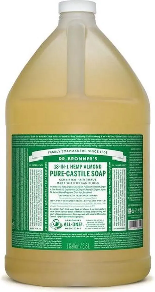 Dr. Bronner's Amandel Vloeibare Zeep 3785ml