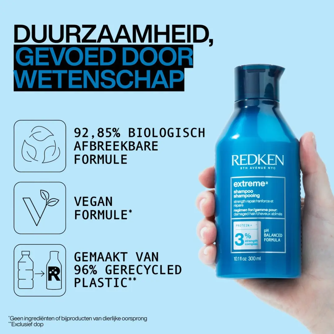 Redken Extreme Duo Beschadigd Haar - Shampoo & Conditioner 300ml + One United 30ml - afbeelding 6 van 6